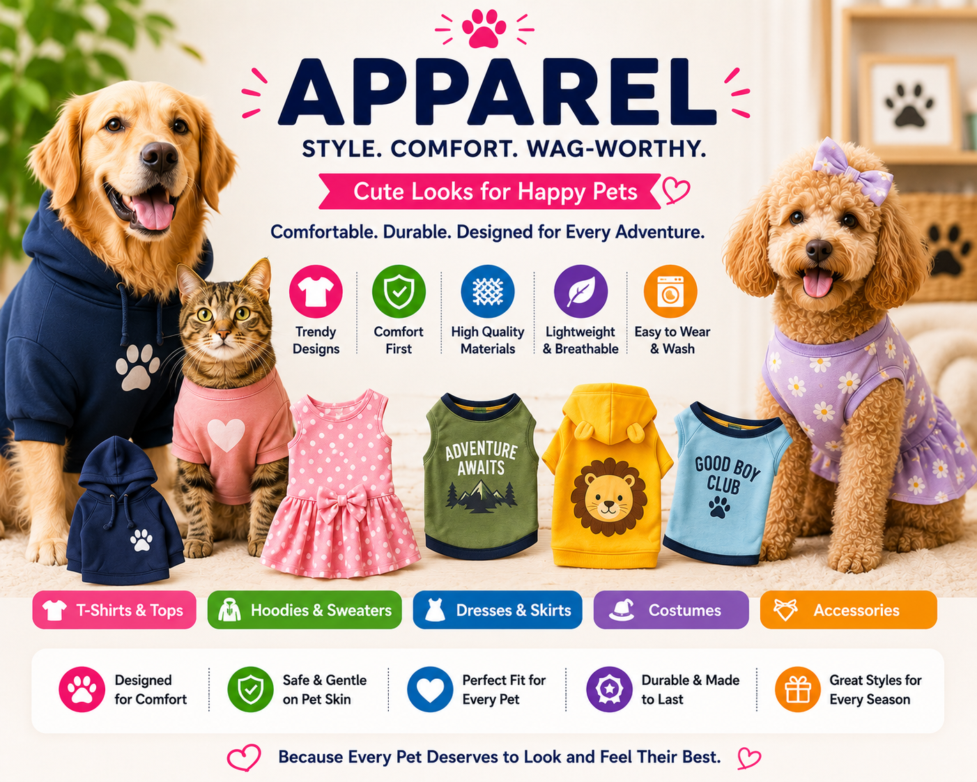 Apparel - Priscilla's Pet Paradise