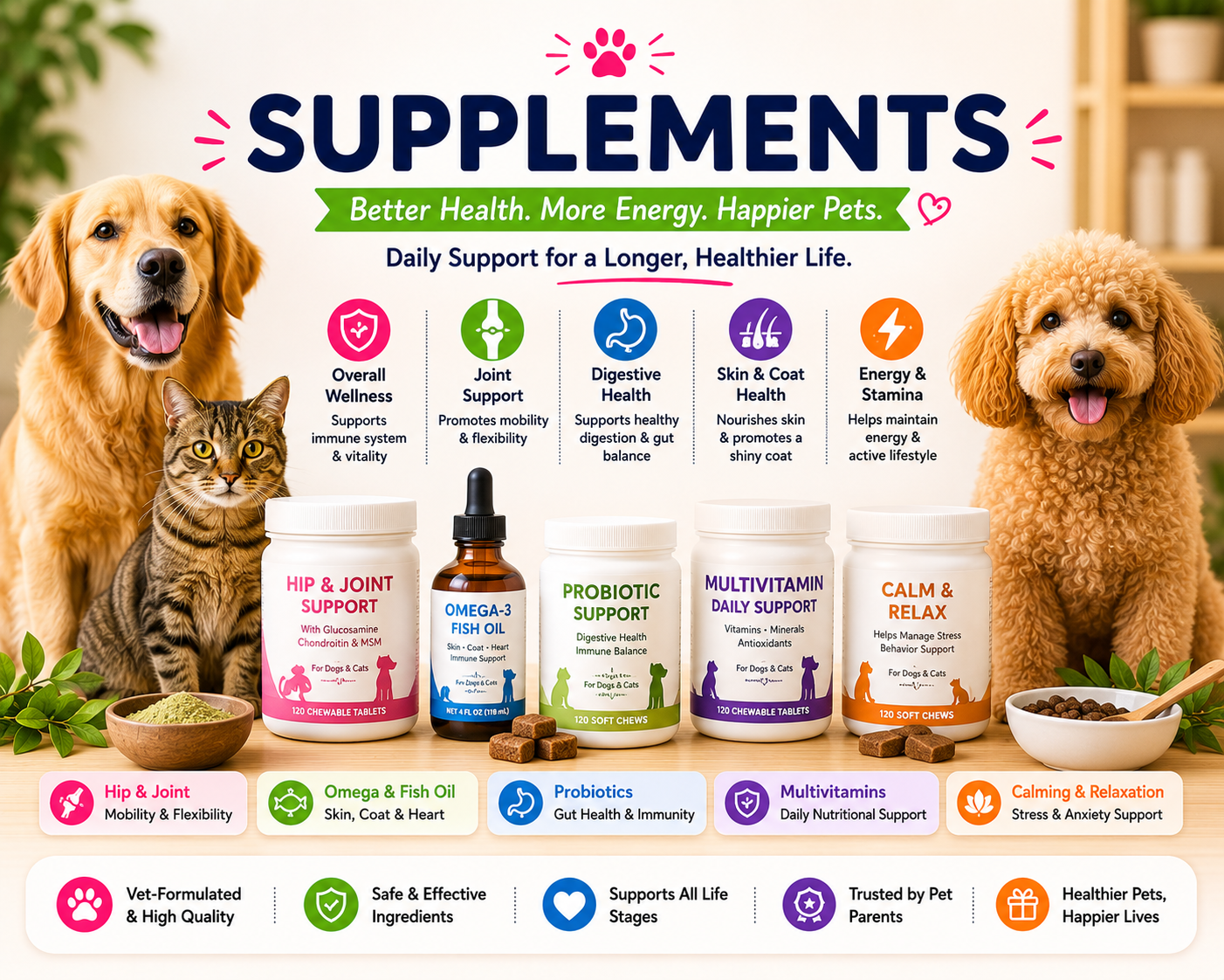 Supplements - Priscilla's Pet Paradise