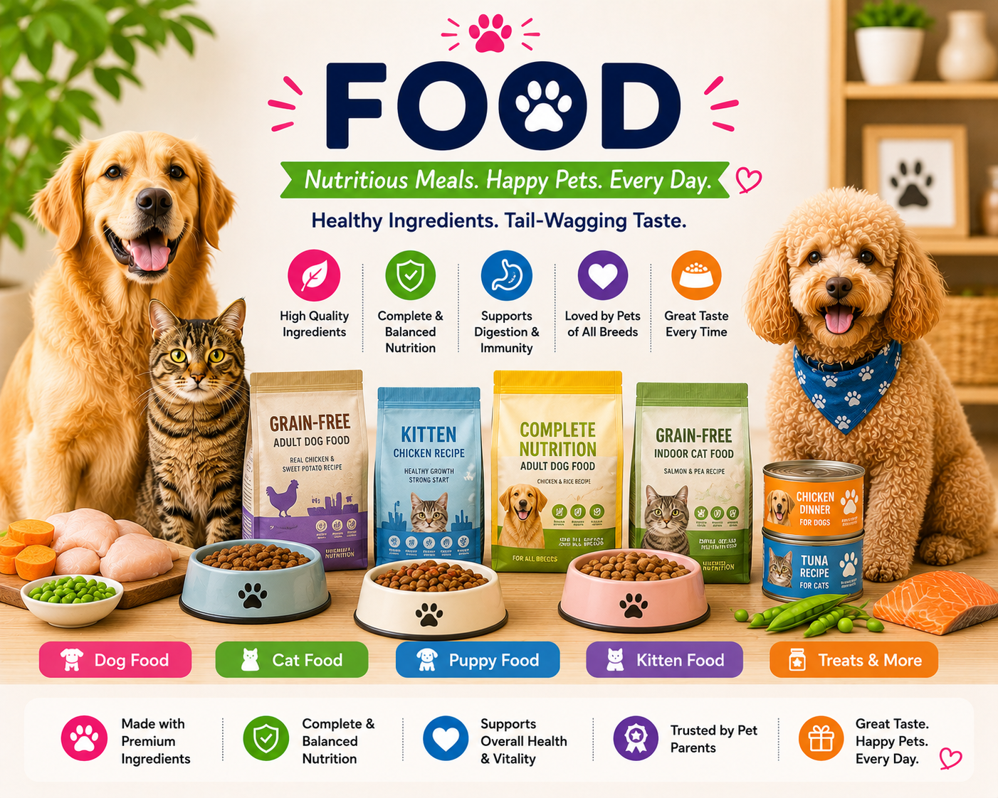 Food - Priscilla's Pet Paradise