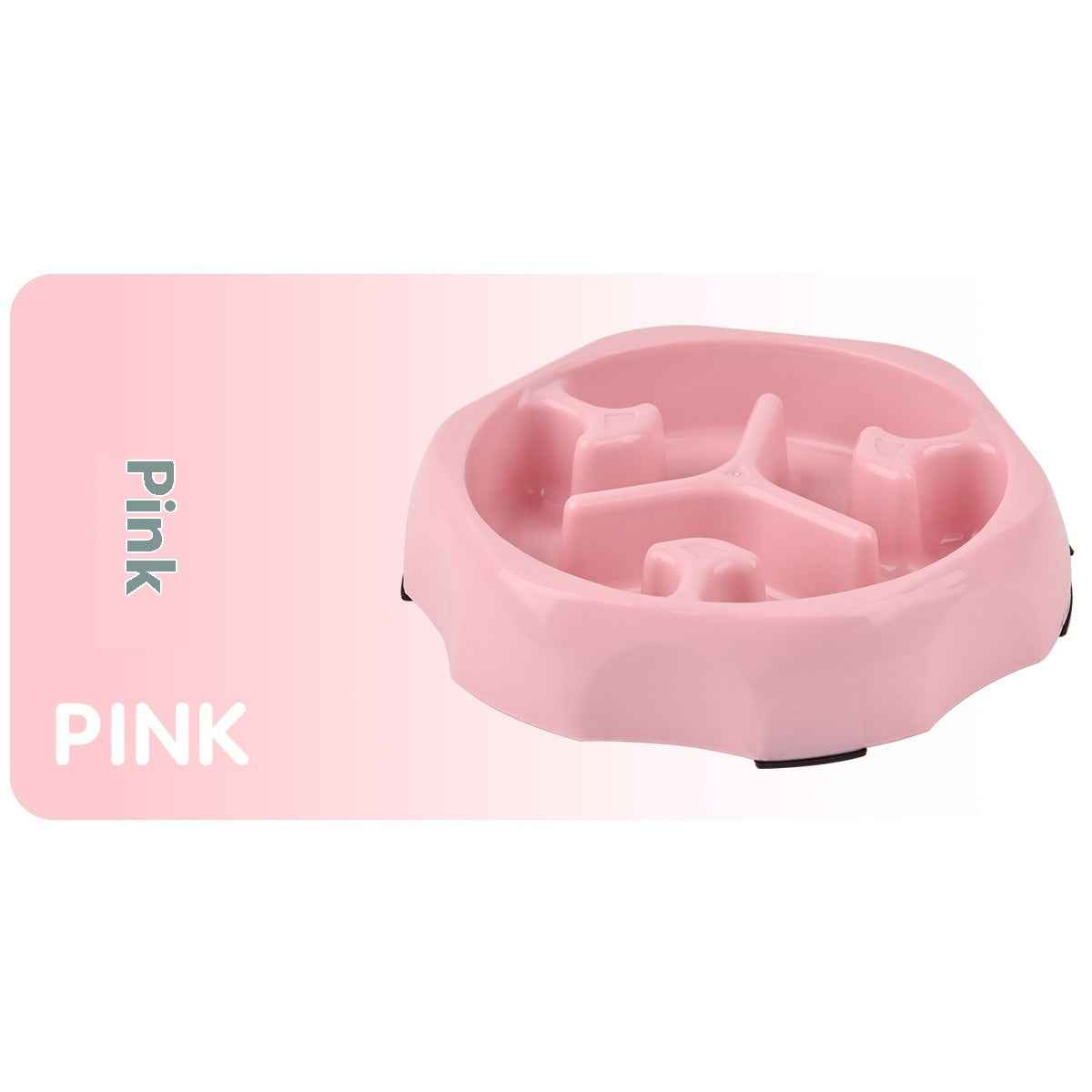 Round Slow Feeding Bowl Pet Supplies Slow Food Basin