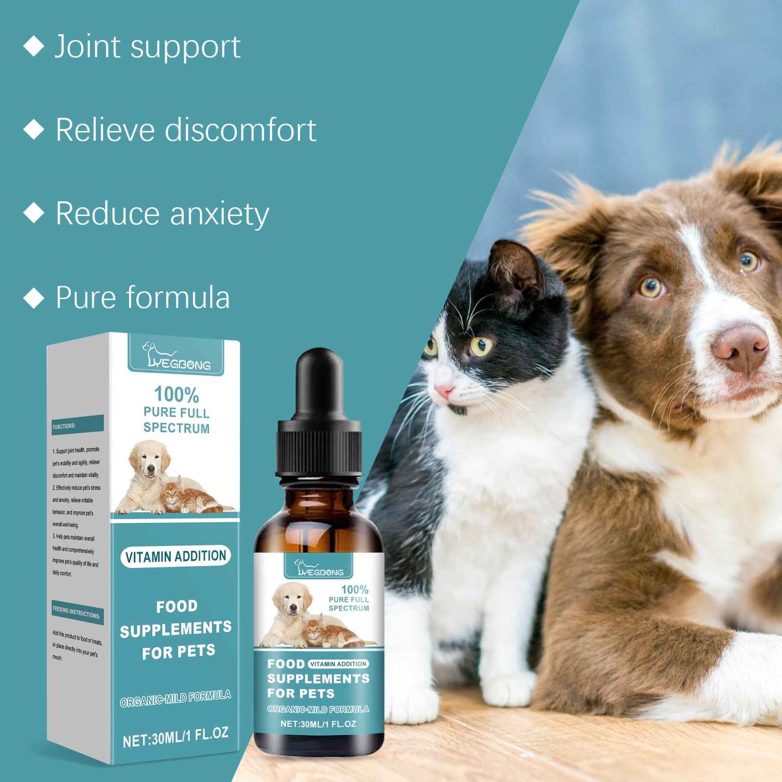 Pet Food Supplement Care For Pets Physical Discomfort Daily Care Food Supplement