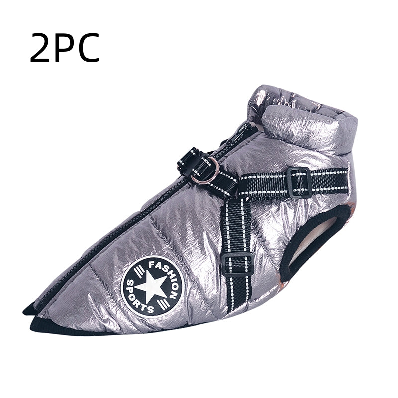 Large Pet Dog Jackets Winter Warm Dogs Clothes  Coats - Priscilla's Pet Paradise
