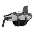 Swim Pet Dog Life Jacket Vest - Summer Swimwear for Pets with Collar Harness and Shark Scales Design