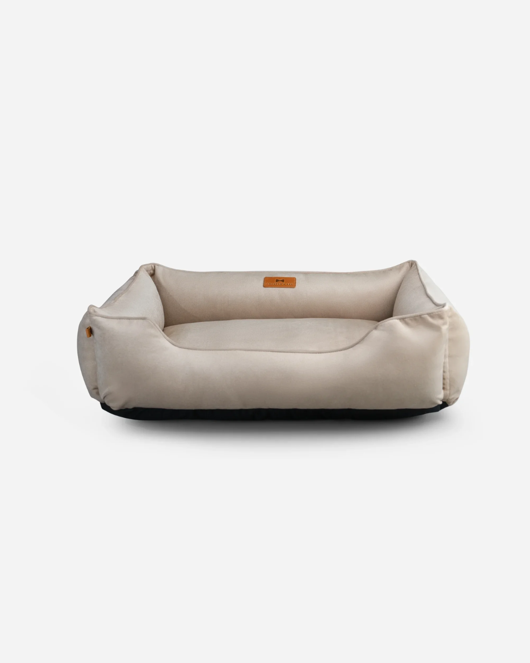 Chester & Lee Classic Velvet Dog Bed in Beige - Ultimate Comfort for Your Pet