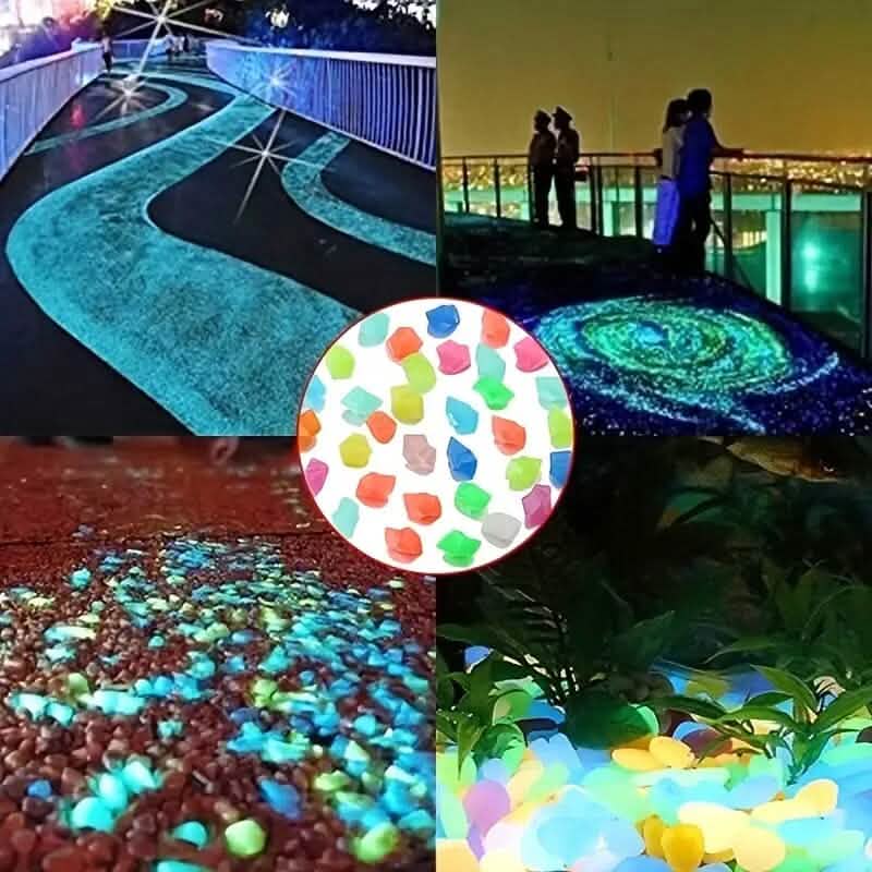 1000-Pieces: Luminous Glowing Stones for Garden, Plants, Aquarium & More - Priscilla's Pet Paradise