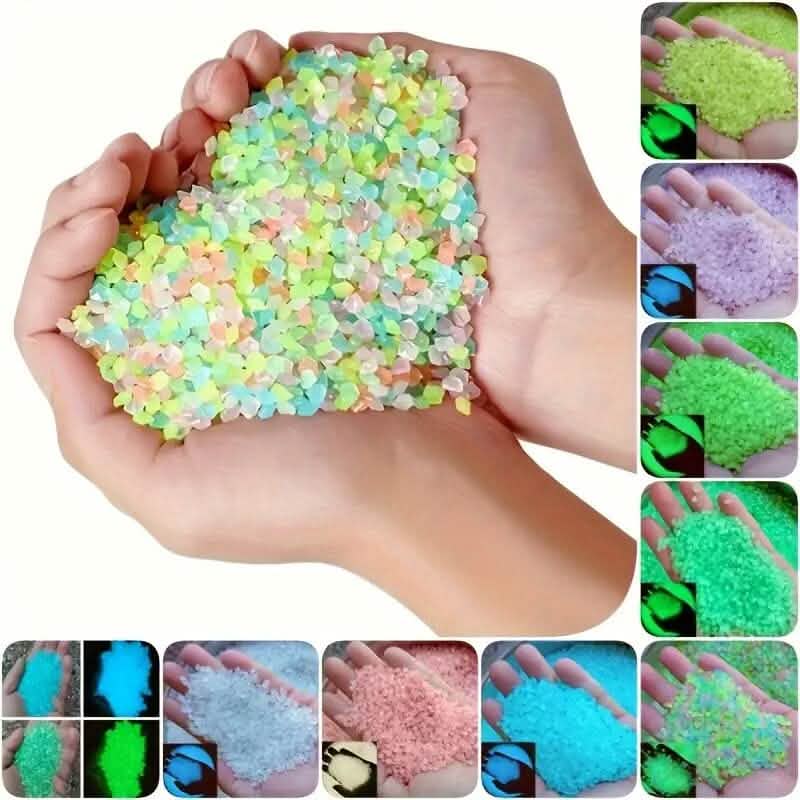 1000-Pieces: Luminous Glowing Stones for Garden, Plants, Aquarium & More - Priscilla's Pet Paradise