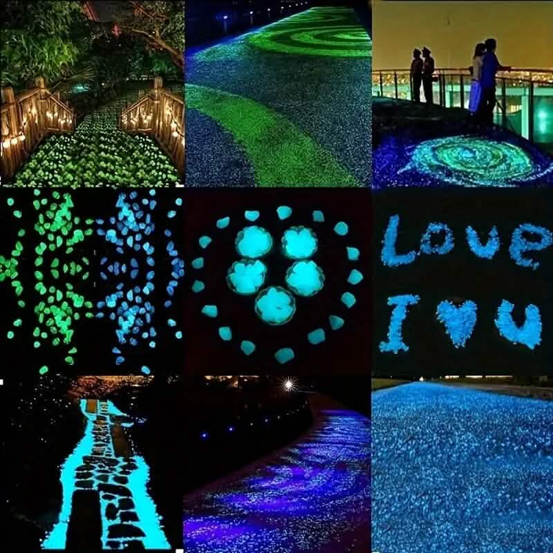 1000-Pieces: Luminous Glowing Stones for Garden, Plants, Aquarium & More - Priscilla's Pet Paradise
