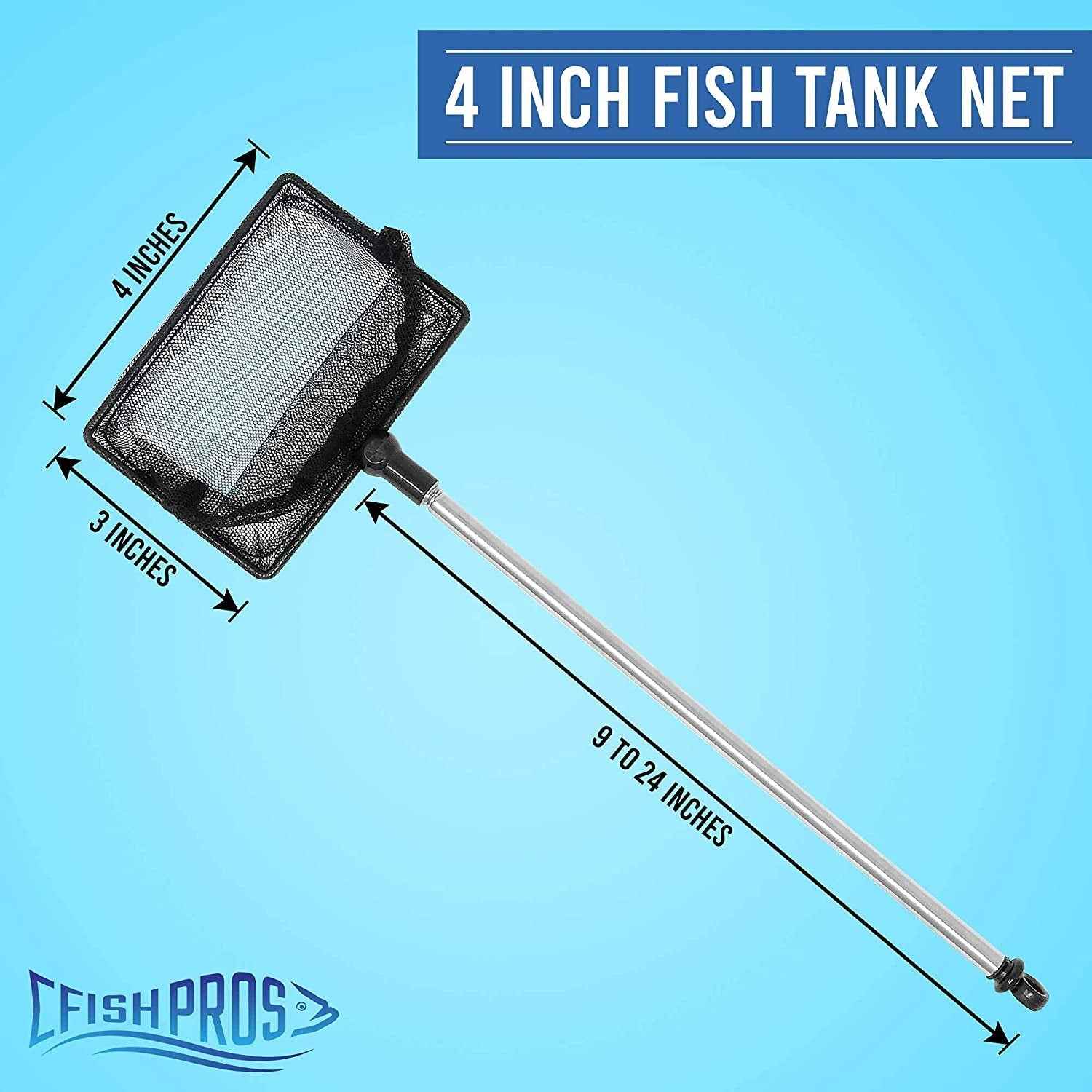 2.5 Inch Fish Net for Fish Tank - Ideal Aquarium Catching Tool