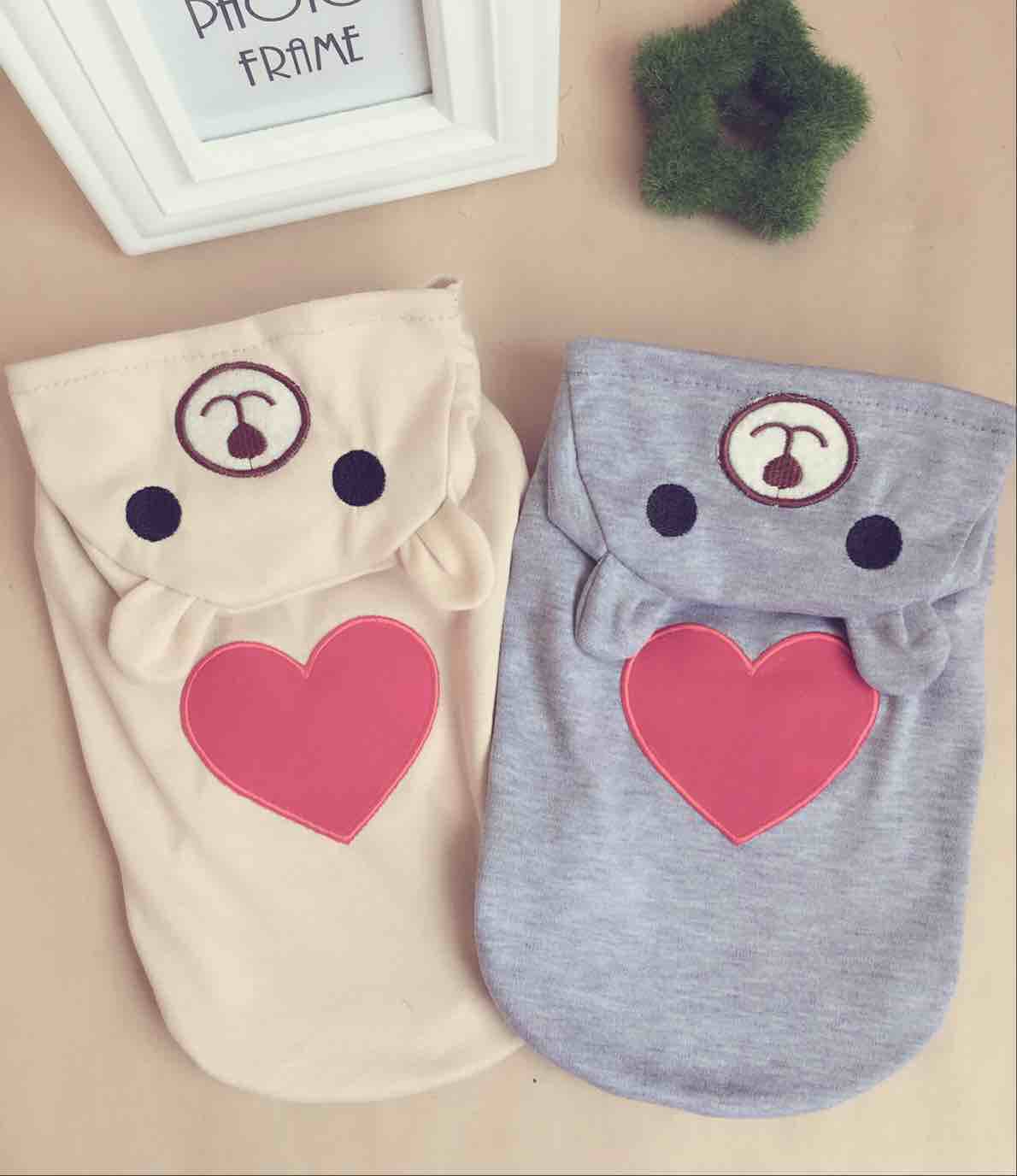 Summer pet clothes, love bears, transform clothes, pet clothes - Priscilla's Pet Paradise