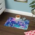 Bespattered Facade Galaxy Pet Food Mat for Stylish Feeding Solutions