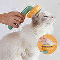 Pet Grooming Slicker Brush for Dogs, Cats, Puppies, and Rabbits - Self-Cleaning Brush to Remove Loose Undercoat and Mats