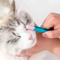 2-Pack Pet Tear Stain Remover Comb - Eye Comb Brush and Cleaning Grooming Tools