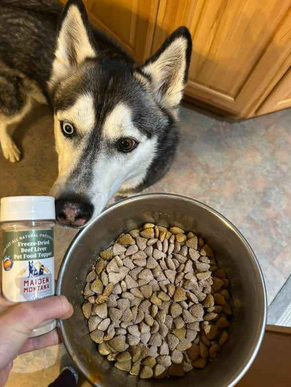 Freeze-Dried Beef Liver Pet Food Topper | Premium 7.5 oz for Dogs and Cats