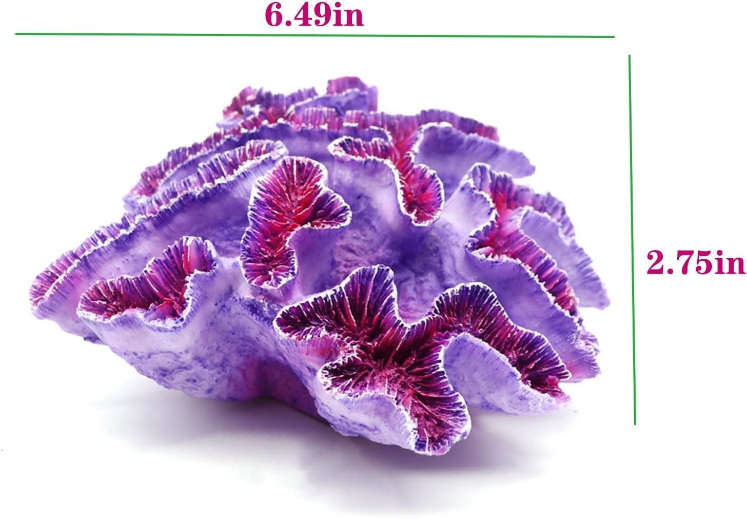 Aquarium Coral Decor Artificial Fish Tank Ornament Colorful Resin - Priscilla's Pet Paradise