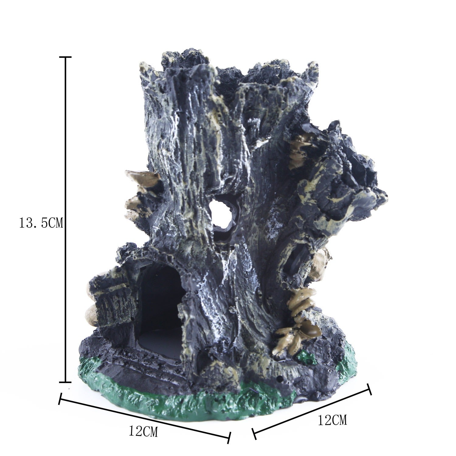 Fish tank pet shelter lizard house tree stump ornaments - Priscilla's Pet Paradise