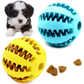 2.5” Squeaky Dog Balls for Small Dogs - Interactive Teething Chew Toys for Clean Teeth and Training