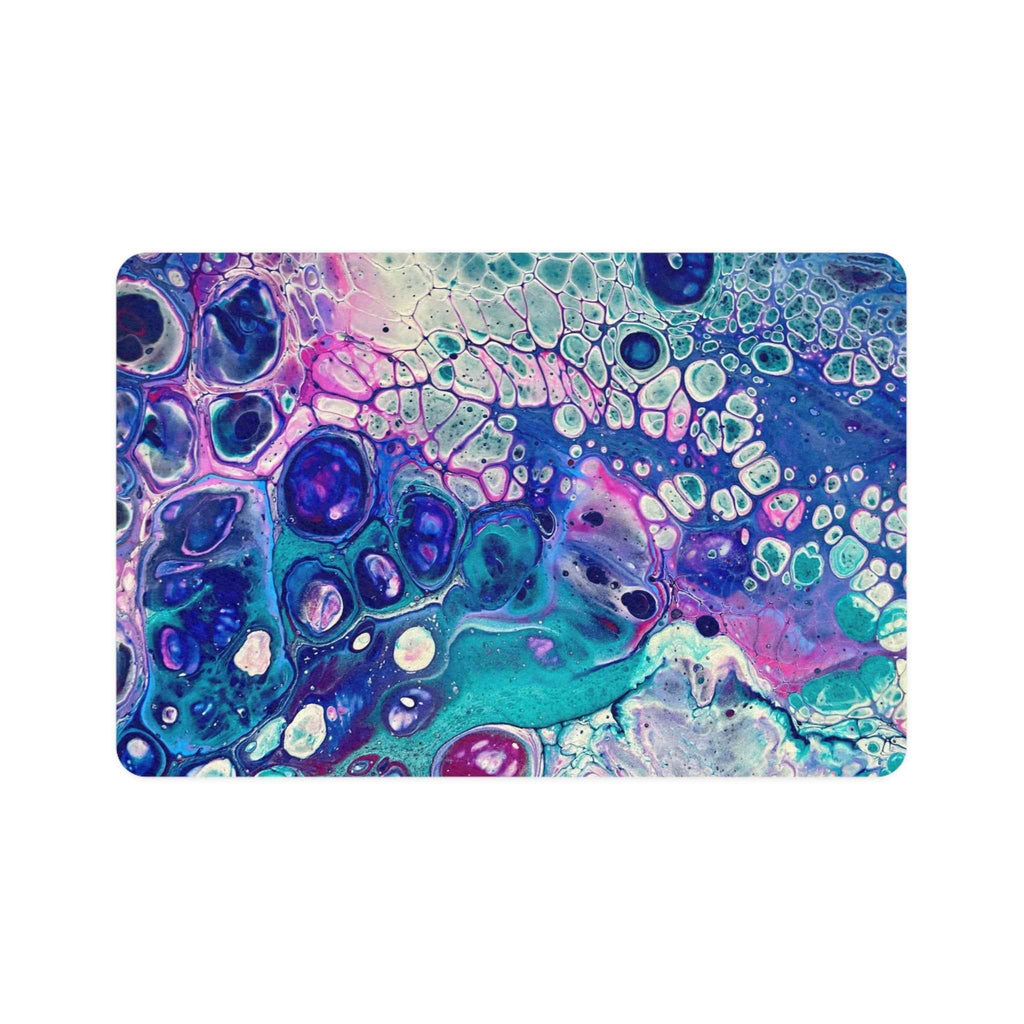 Bespattered Facade Galaxy Pet Food Mat for Stylish Feeding Solutions