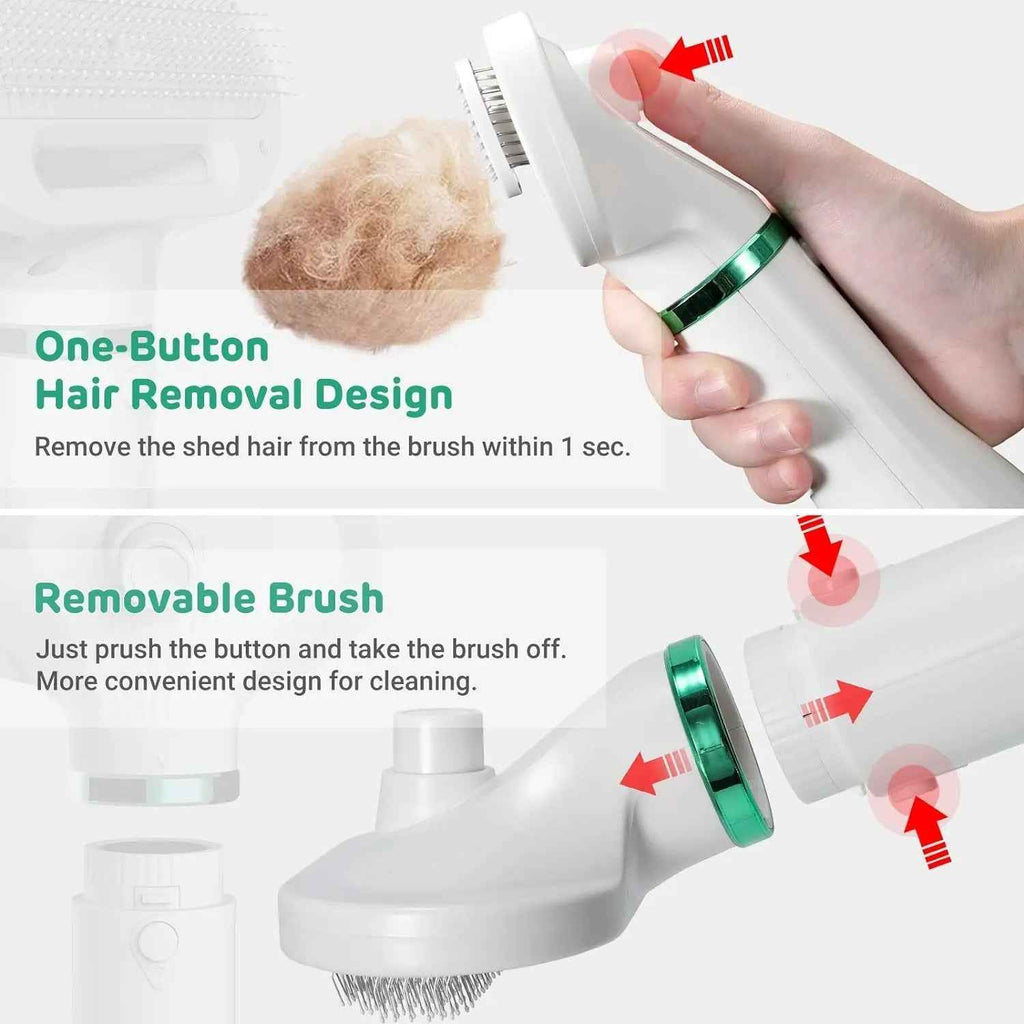 Pet Drying Brush for Effortless Grooming and Quick Drying