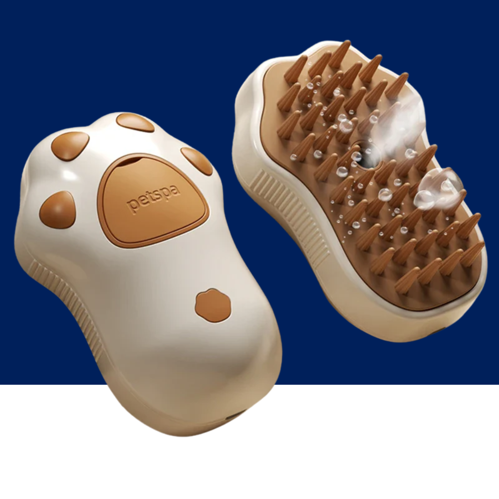 3 in 1 Steamy Pet Brush - Priscilla's Pet Paradise