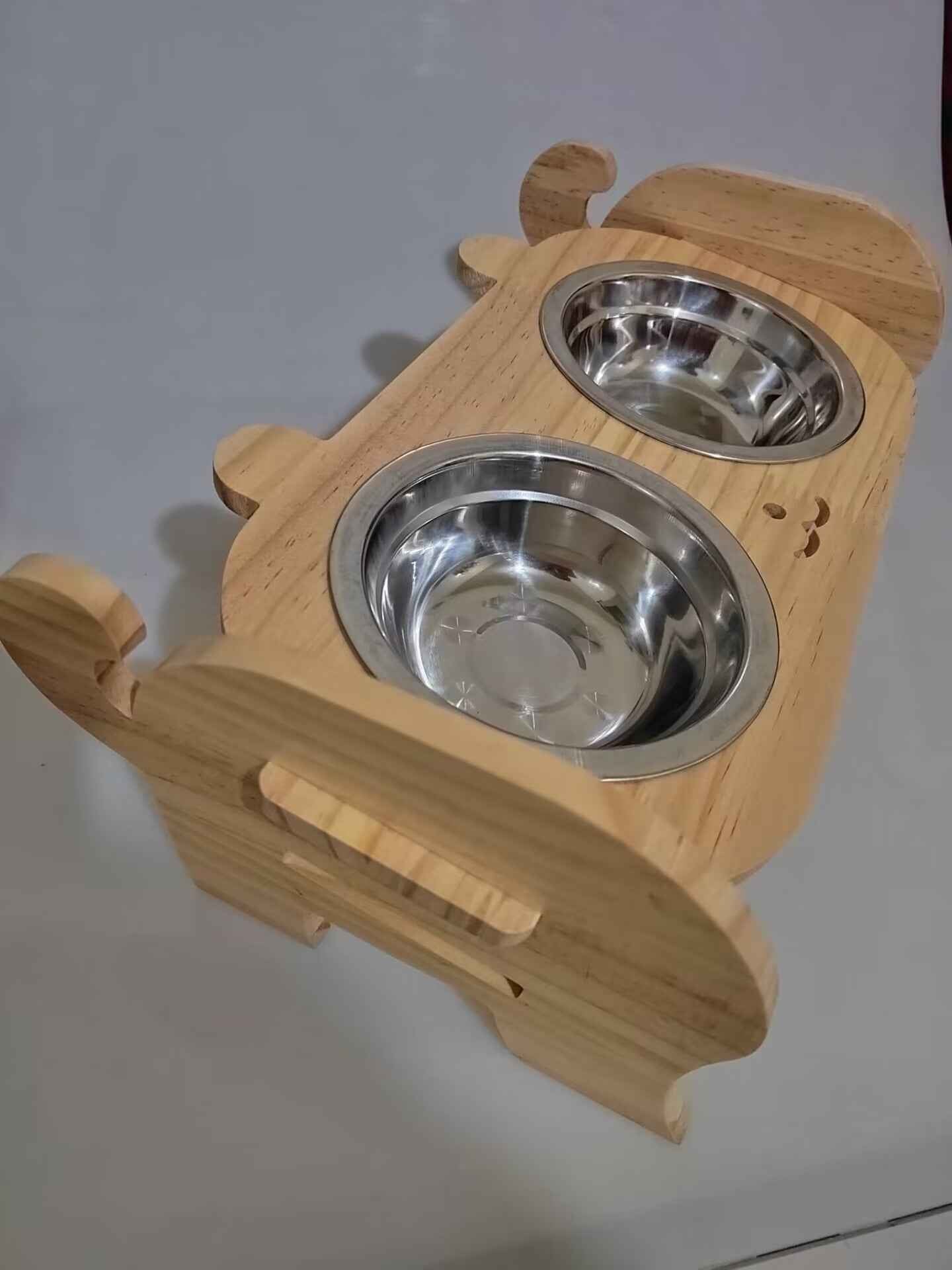Into Cat Kittens Porcelain Cat Food Bowl - Ceramic Small Dog Pet Bowl