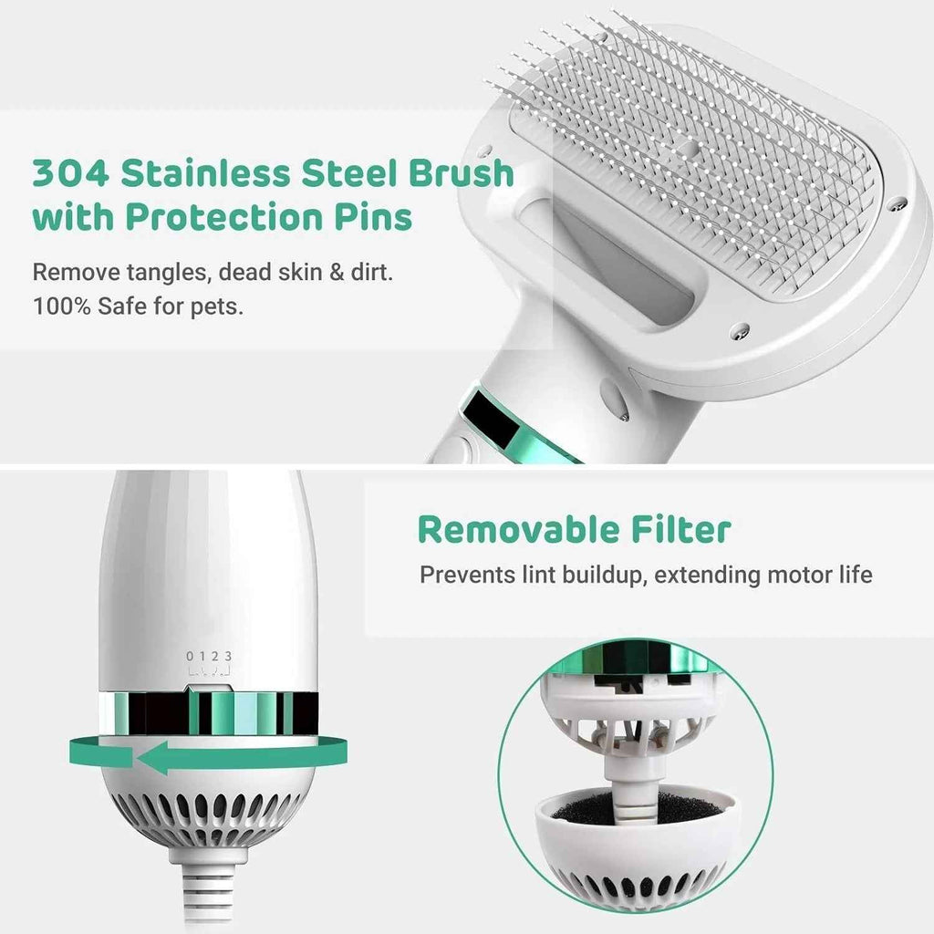 Pet Drying Brush for Effortless Grooming and Quick Drying