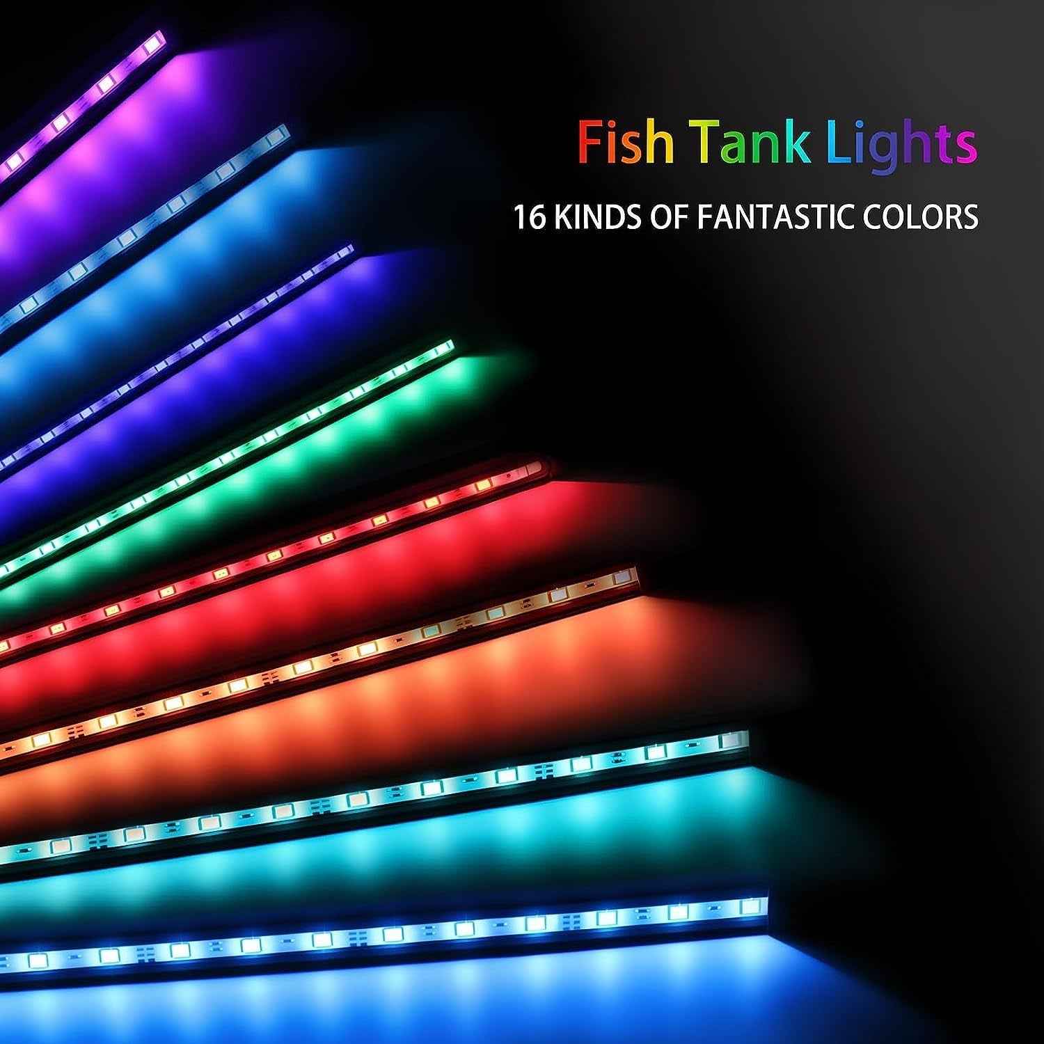 Fish Tank Light with Air Bubble Hole for Vibrant Aquatic Life