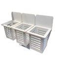 Fish Tank Colonization Basket - White - 1 Piece for Aquatic Growth