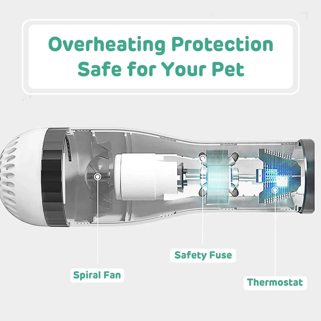 Pet Drying Brush for Effortless Grooming and Quick Drying