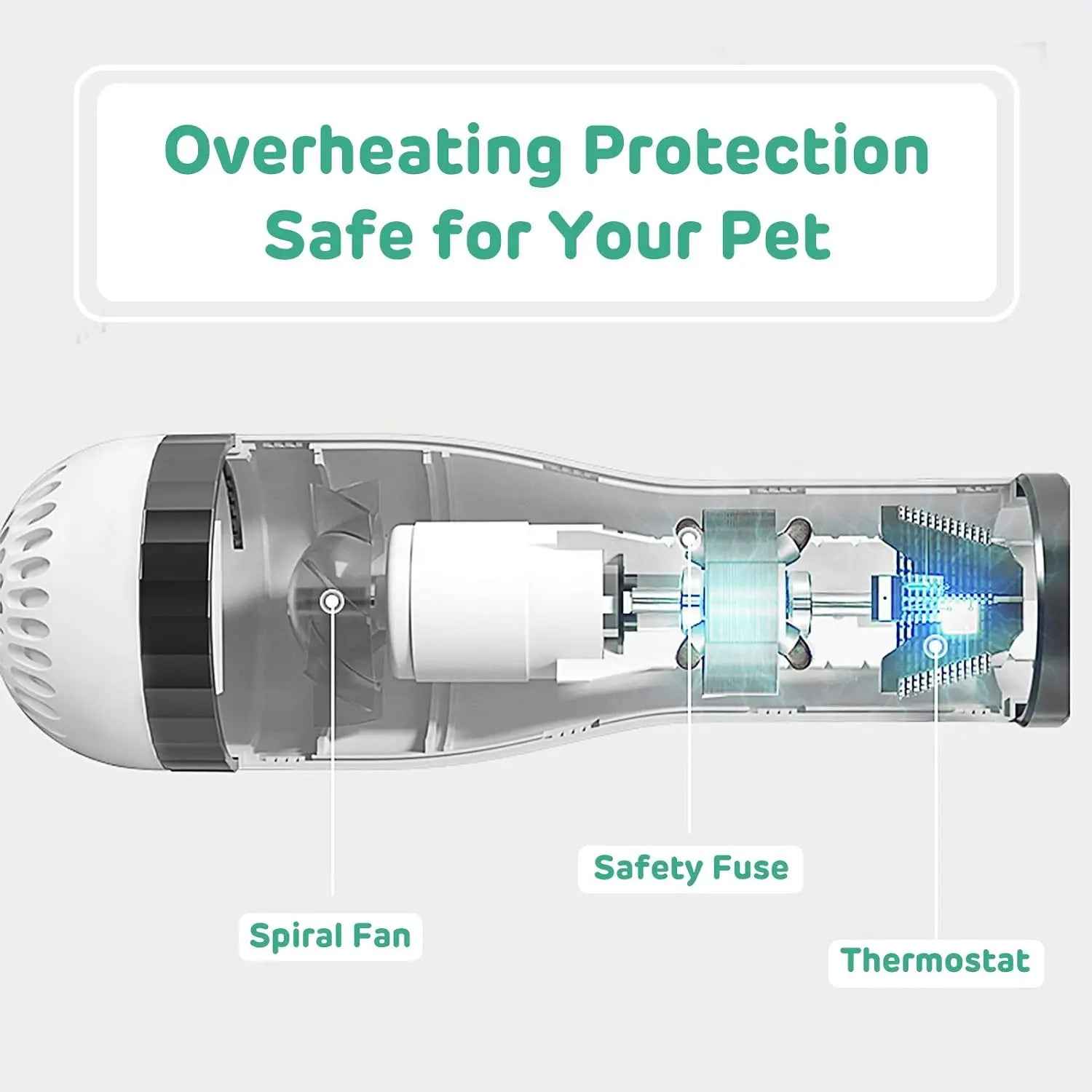 Pet Drying Brush for Effortless Grooming and Quick Drying