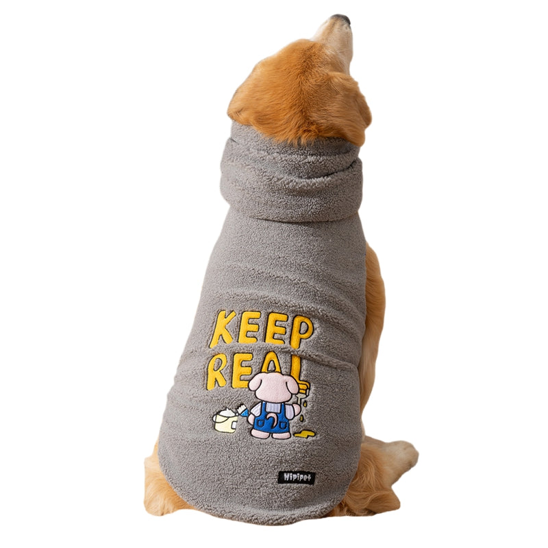 For Autumn And Winter, It's A Set Of Warm Pet Dog Clothing For Large And Medium-sized Dogs, Such As Golden Retrievers And Large Dogs - Priscilla's Pet Paradise