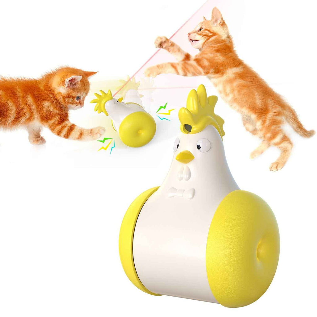 Pet Supplies Sound-Emitting Laser Cat Toy - New Electric Tumbler for Fun Playtime