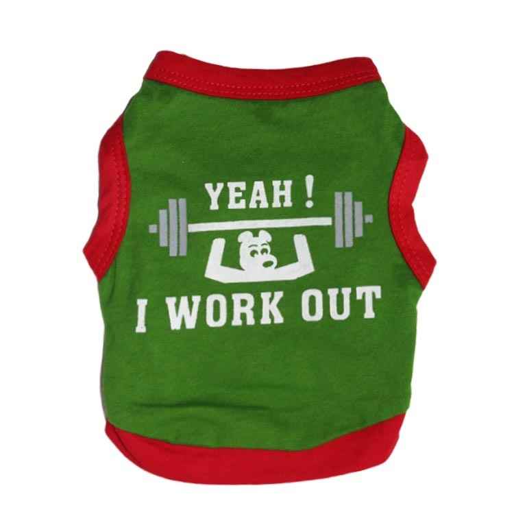 Pet Clothes Dog Clothes Cotton Sweat Weight Lifting Small Dog Pet Vest Spring And Summer
