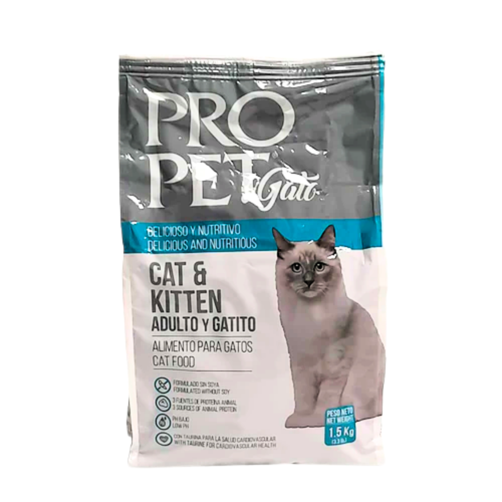 Pro Pet Cat & Kitten Food (3.3 lbs) - Priscilla's Pet Paradise