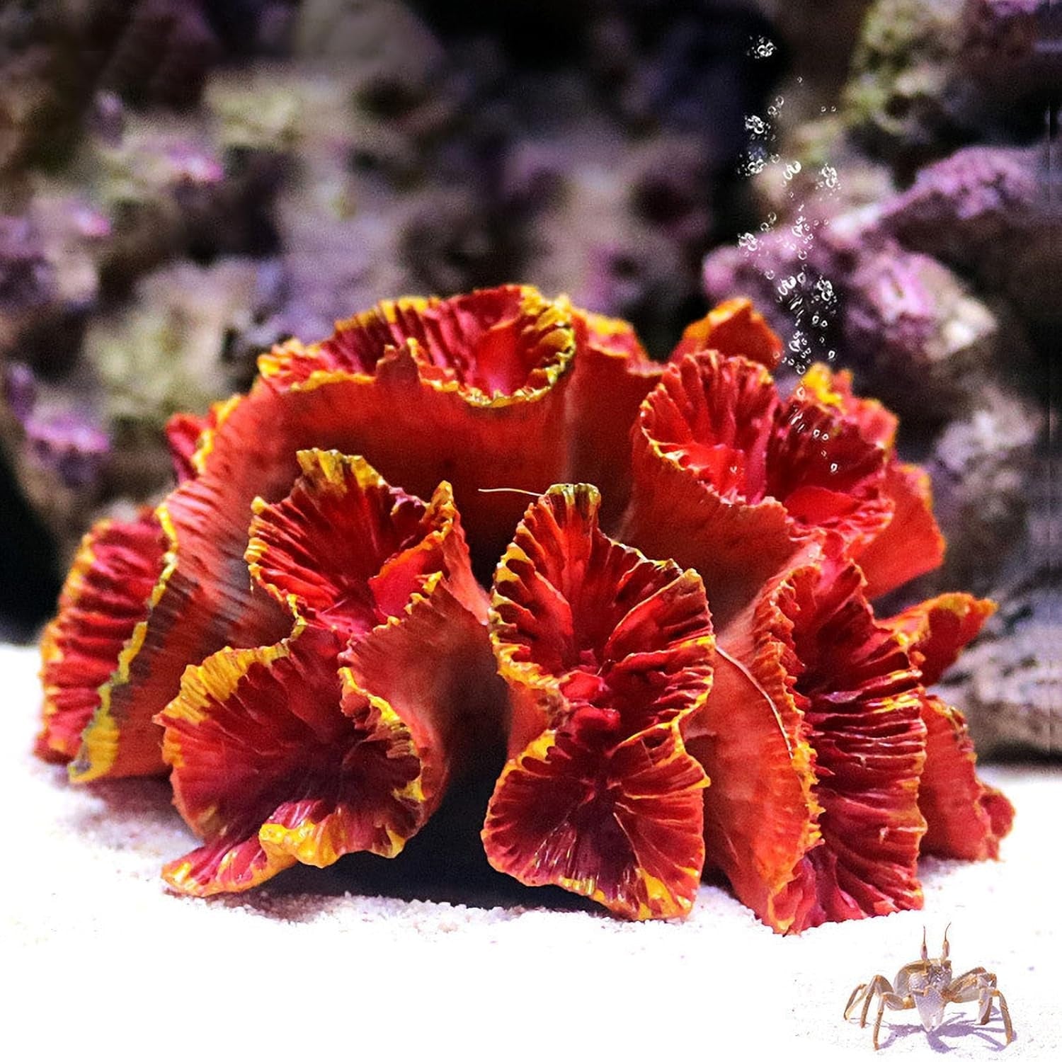 Aquarium Coral Decor Artificial Fish Tank Ornament Colorful Resin - Priscilla's Pet Paradise
