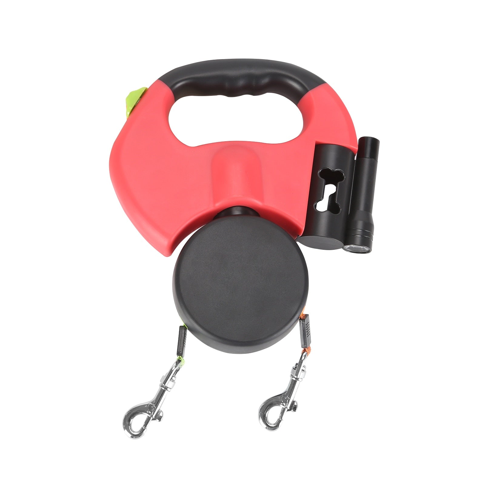 Retractable Dual Double Pet Rope Leash Tangle Free Walk For Two Dogs - Priscilla's Pet Paradise