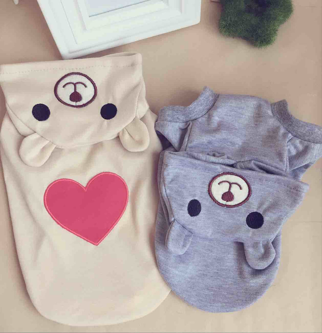Summer pet clothes, love bears, transform clothes, pet clothes - Priscilla's Pet Paradise
