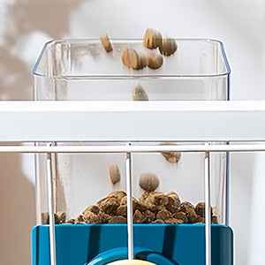 Hanging Automatic Rabbit Feeder and Water Dispenser for Cages - Ideal for Chinchillas, Hedgehogs, and Guinea Pigs