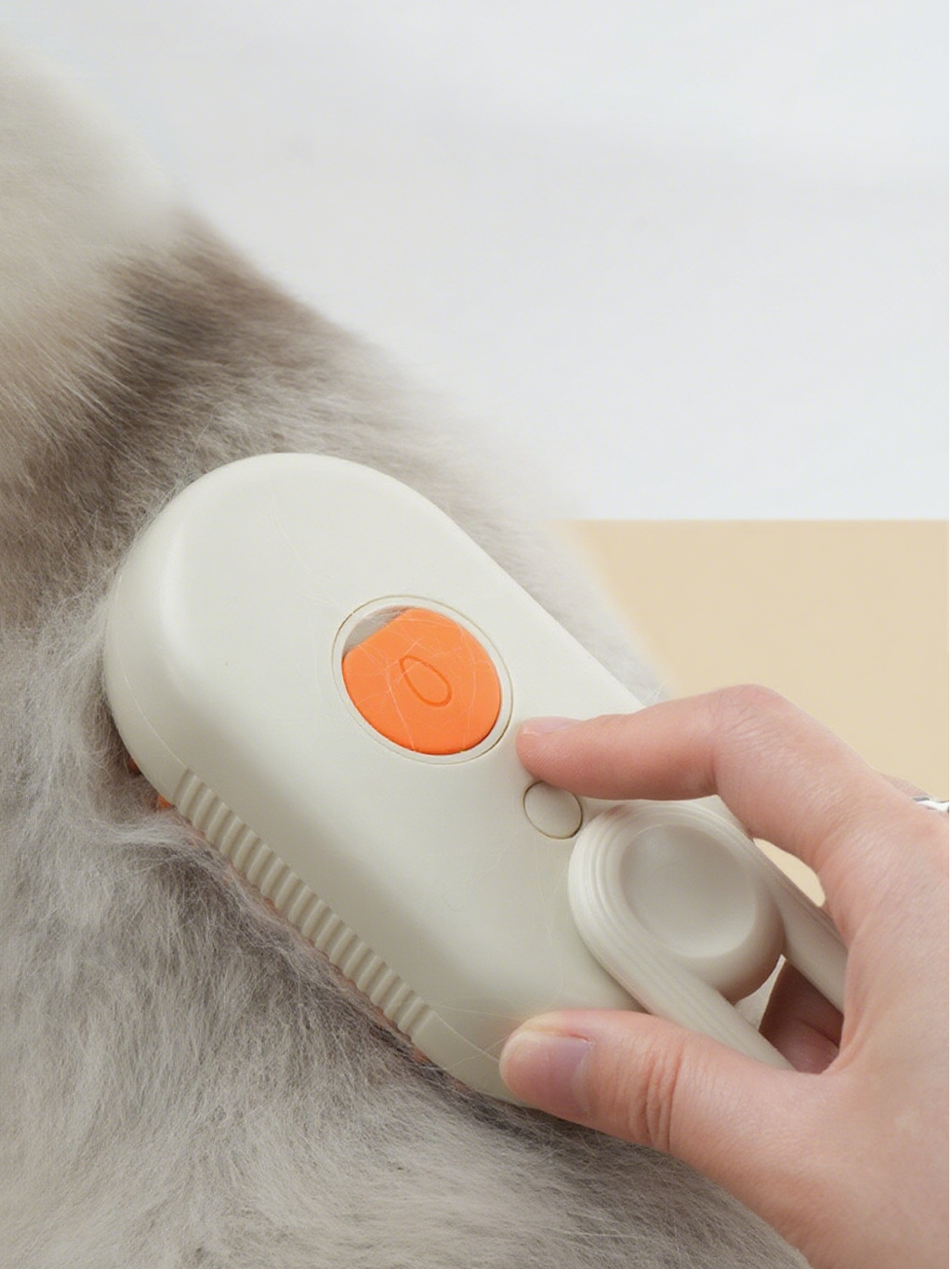 Milou & Lumi 4-in-1 Steam Pet Grooming Brush for Effortless Grooming