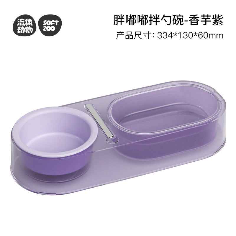 Pet Supplies Mixed Spoon Bowl for Cat Food Bowl Diet