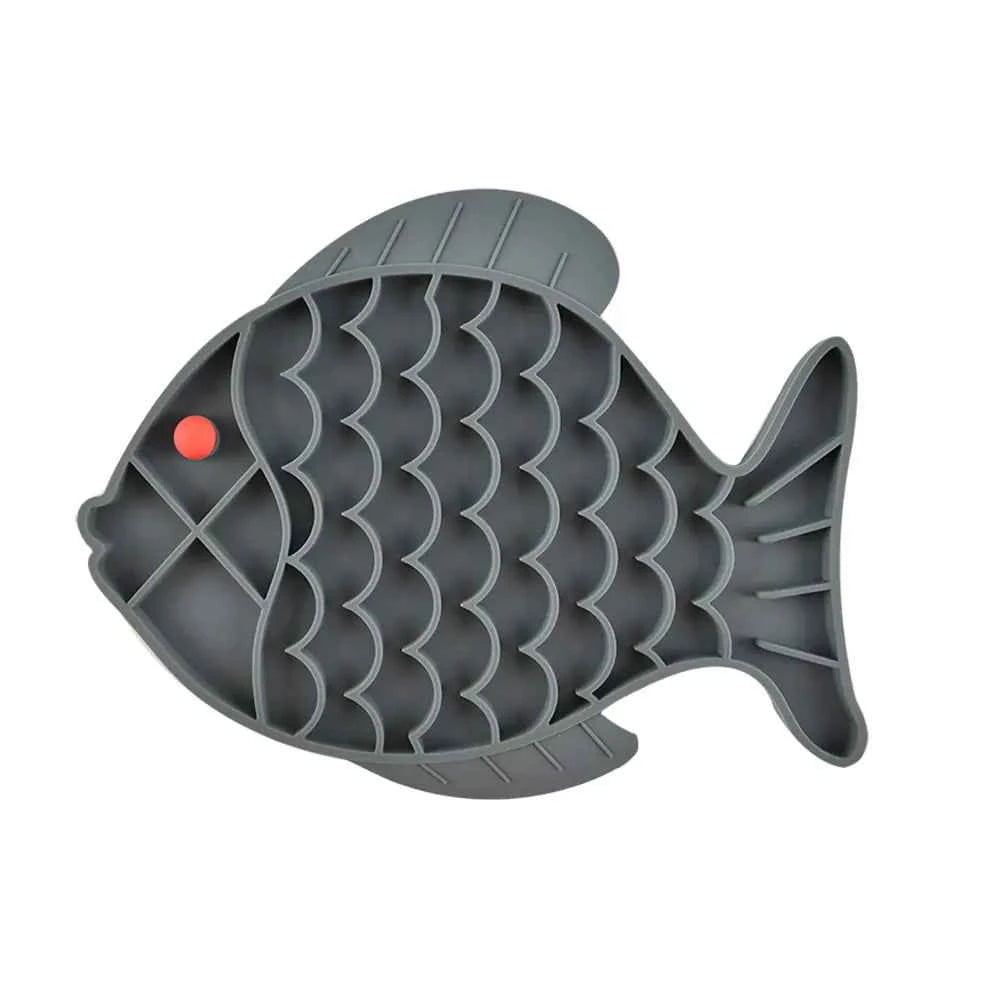Silicone Pet Food Plate for Dogs and Pets - Durable and Easy to Clean