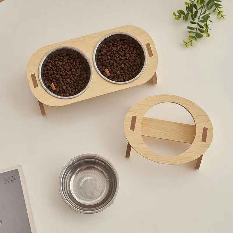 Into Cat Kittens Porcelain Cat Food Bowl - Ceramic Small Dog Pet Bowl