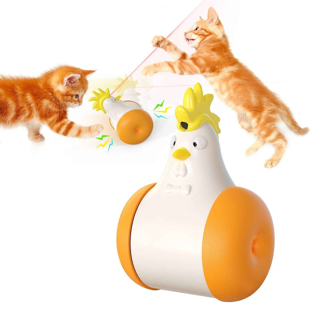 Pet Supplies Sound-Emitting Laser Cat Toy - New Electric Tumbler for Fun Playtime