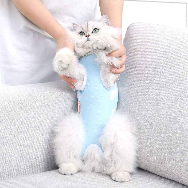 Cat Summer Clothes - Thin Pet Care Suit for Warm Weather