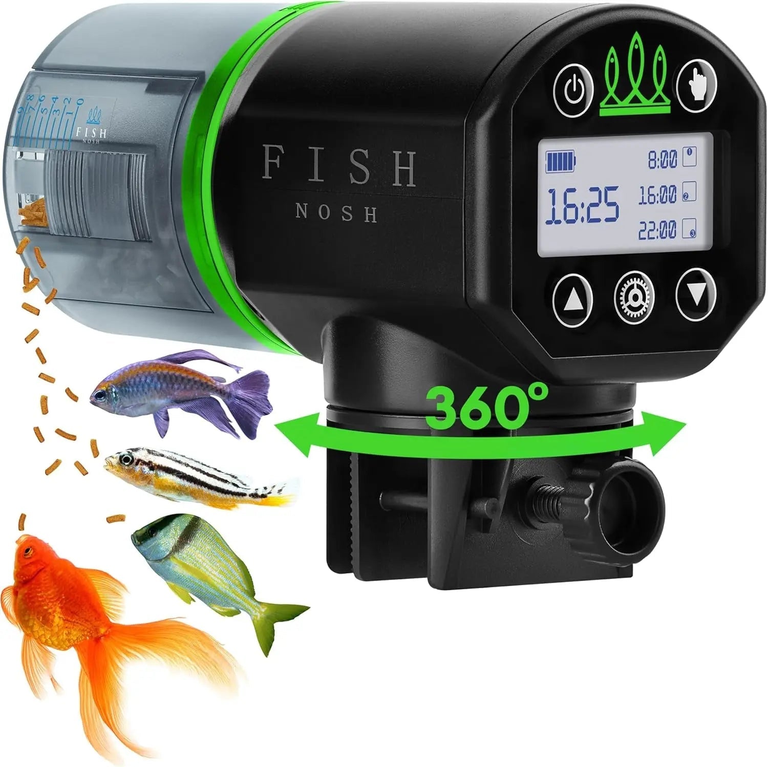 Automatic Fish Feeder with Timer Programmable Aquarium Food Dispenser - Priscilla's Pet Paradise