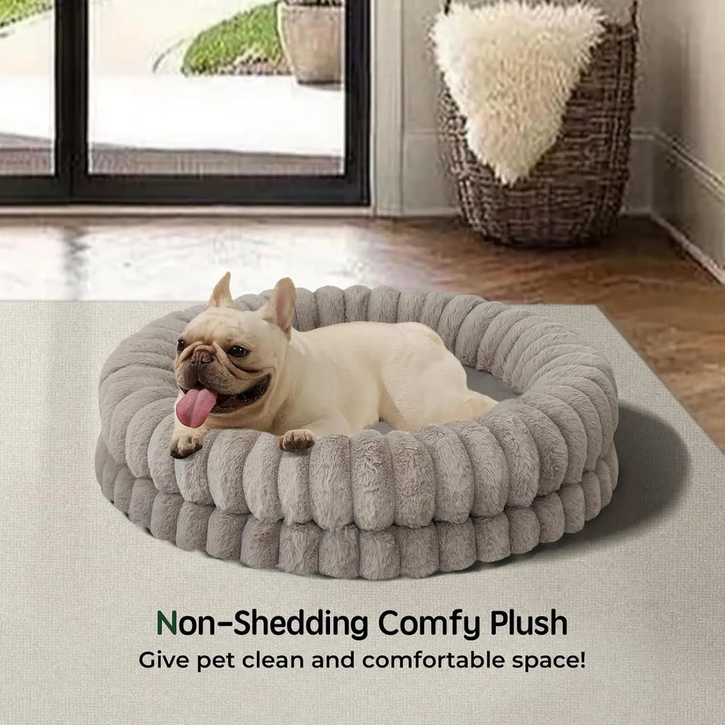 BALANCE Luxury Donut Dog Bed | Orthopedic Calming Round Bed (Washable) - Priscilla's Pet Paradise