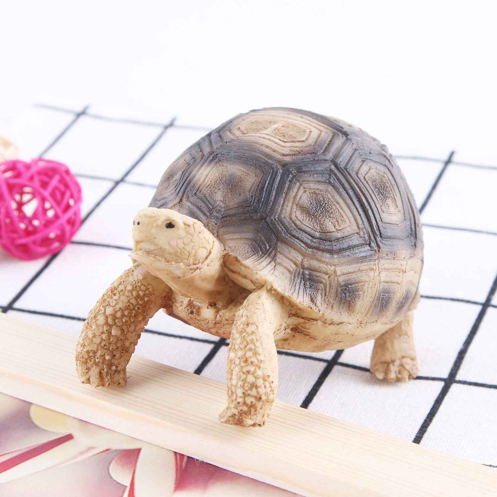 Turtle Fish Tank Ornament - Handcrafted Resin Decorative Piece for Aquariums