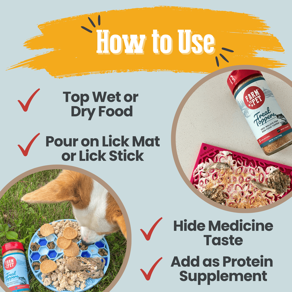 Treat Topper Fish Dog Food Topper | Low-Fat Meal Topper for Pets - Priscilla's Pet Paradise
