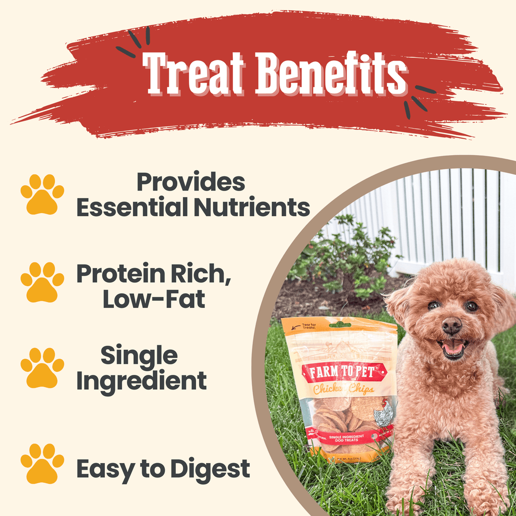 Chicken Chips for Dogs | All-Natural Single-Ingredient Dog Treats - Priscilla's Pet Paradise