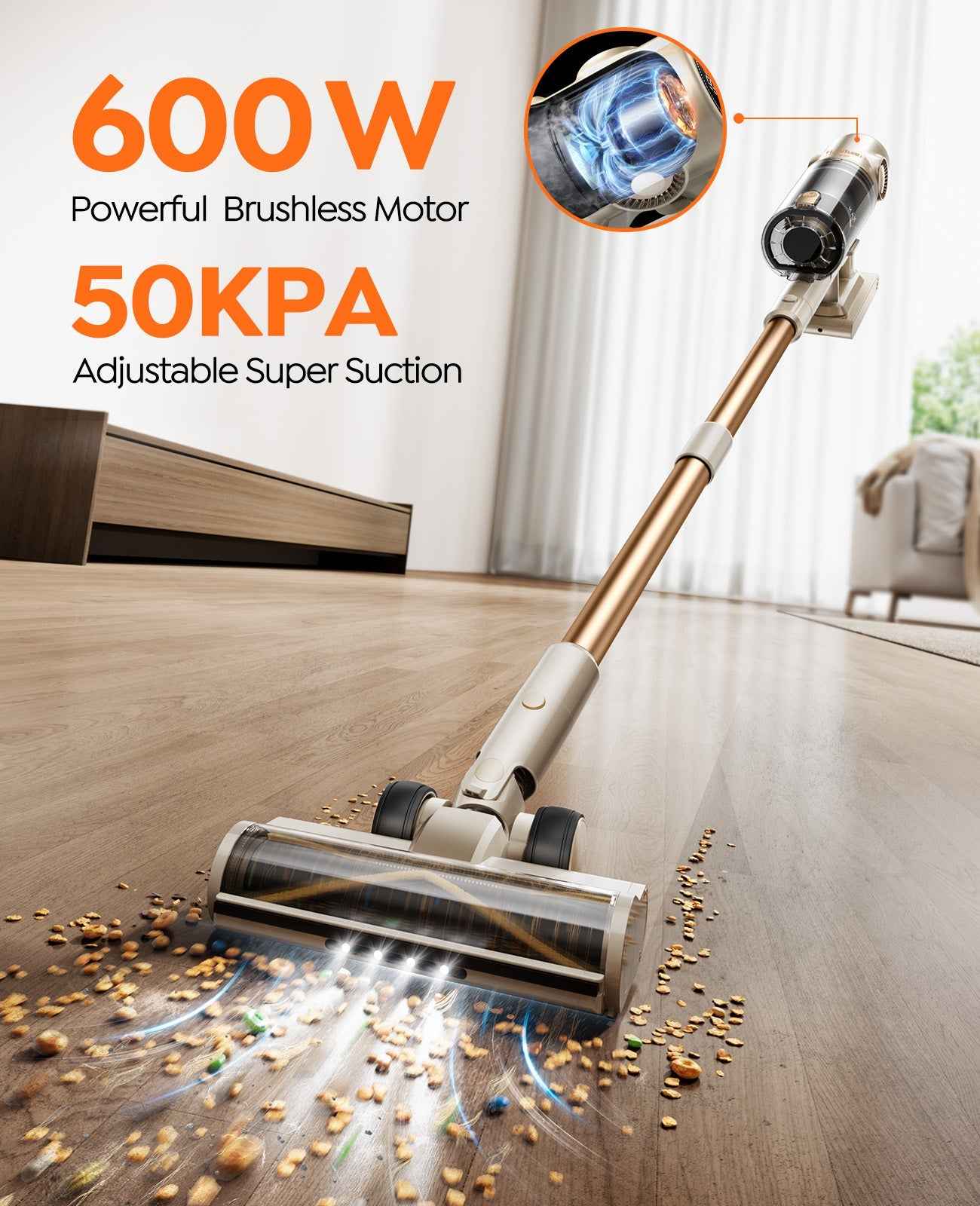 New Arrivals - Honiture P7 Pro Cordless Vacuum for Effortless Cleaning