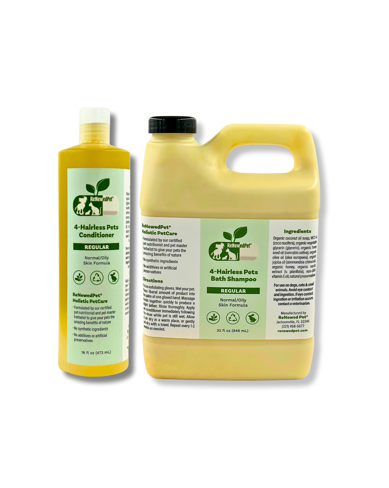 4-Hairless Pets Shampoo and Conditioner for Hairless Pets